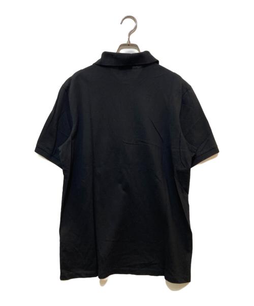 dunhill（ダンヒル）dunhill (ダンヒル) 鹿の子ポロシャツ ブラック サイズ:Lの古着・服飾アイテム