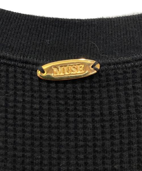 MUSE de Deuxieme Classe（ミューズ ドゥーズィエム クラス）MUSE de Deuxieme Classe (ミューズ ドゥーズィエム クラス) サーマルフレアワンピース ブラック サイズ:サイズ表記なしの古着・服飾アイテム
