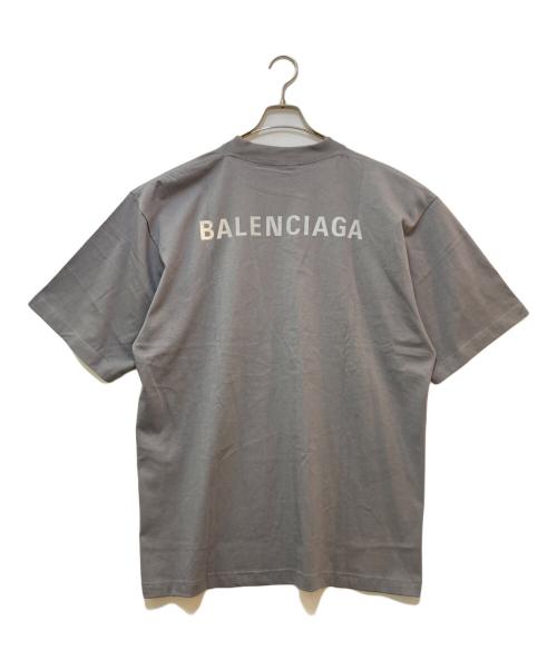 BALENCIAGA（バレンシアガ）BALENCIAGA (バレンシアガ) Medium Fit T-Shirt　764235 TQVN1 グレー サイズ:Lの古着・服飾アイテム