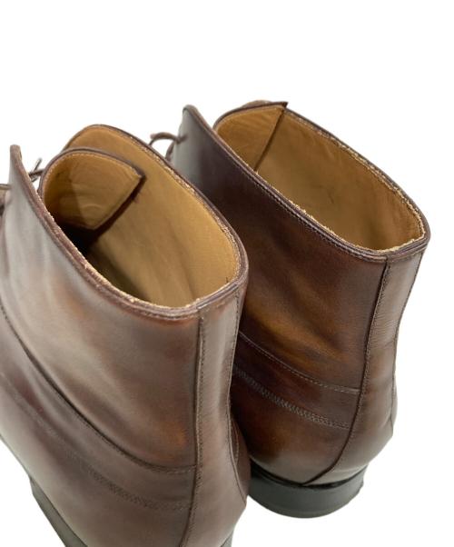 Berluti（ベルルッティ）Berluti (ベルルッティ) メダリオンウイングチップレザーブーツ ブラウン サイズ:9の古着・服飾アイテム