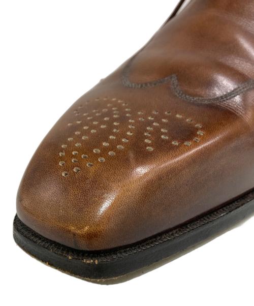 Berluti（ベルルッティ）Berluti (ベルルッティ) メダリオンウイングチップレザーブーツ ブラウン サイズ:9の古着・服飾アイテム