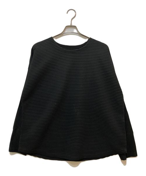 HOMME PLISSE ISSEY MIYAKE（オム プリッセ イッセイ ミヤケ）HOMME PLISSE ISSEY MIYAKE (オム プリッセ イッセイ ミヤケ) HORIZON PLEATS 2プリーツカットソー ブラック サイズ:-の古着・服飾アイテム