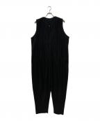 HOMME PLISSE ISSEY MIYAKEオム プリッセ イッセイ ミヤケ）の古着「PLEATS BOTTOMS 2」｜ブラック