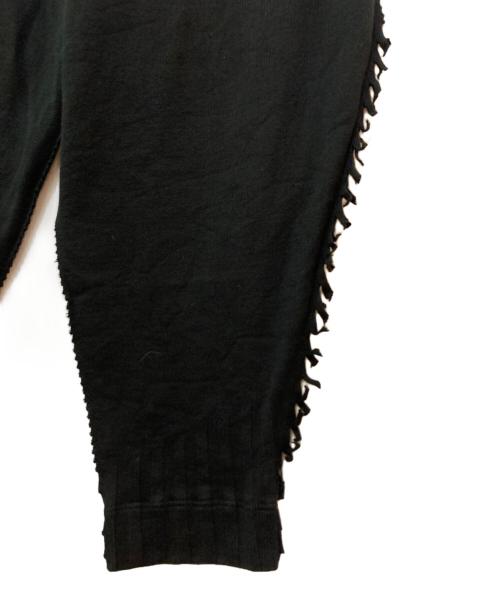 A-POC ABLE ISSEY MIYAKE（エイポック エイブル イッセイ ミヤケ）A-POC ABLE ISSEY MIYAKE (エイポック エイブル イッセイ ミヤケ) TYPE-A 003  フリンジ パンツ ブラック サイズ:2の古着・服飾アイテム