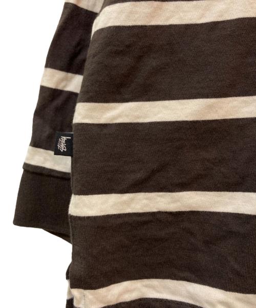 stussy（ステューシー）stussy (ステューシー) ポロシャツ グレー サイズ:Lの古着・服飾アイテム