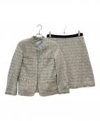 WEEKEND Max Maraウィークエンド マックスマーラ）の古着「セットアップツイードジャケット」｜ベージュ