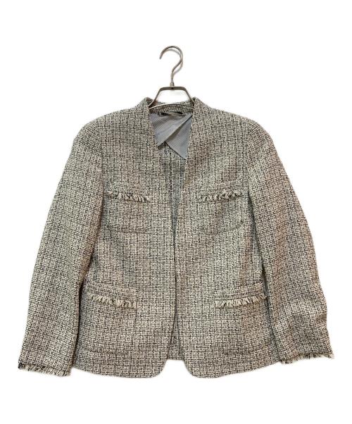 WEEKEND Max Mara（ウィークエンド マックスマーラ）WEEKEND Max Mara (ウィークエンド マックスマーラ) セットアップツイードジャケット ベージュ サイズ:J42の古着・服飾アイテム