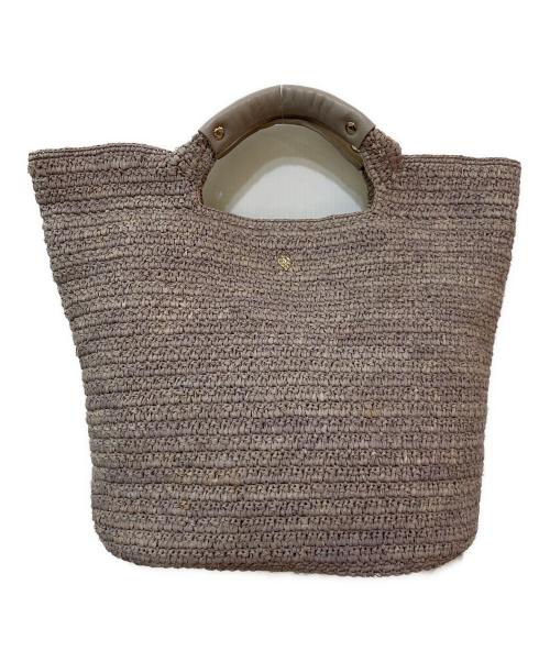 HELEN KAMINSKI（ヘレンカミンスキー）HELEN KAMINSKI (ヘレンカミンスキー) ラフィア籠バッグ ベージュの古着・服飾アイテム