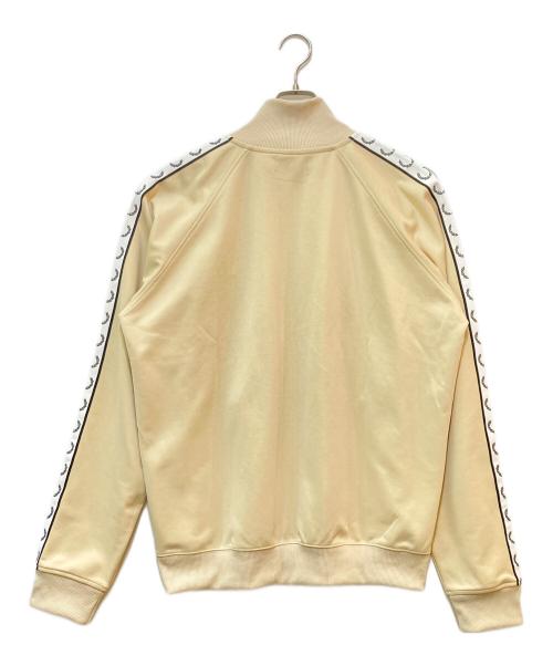 FRED PERRY（フレッドペリー）FRED PERRY (フレッドペリー) 鹿の子トラックジャケット　J4620 ベージュ サイズ:XLの古着・服飾アイテム