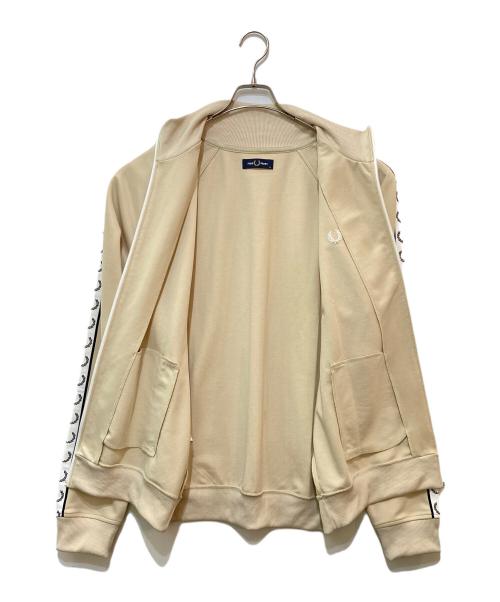 FRED PERRY（フレッドペリー）FRED PERRY (フレッドペリー) 鹿の子トラックジャケット　J4620 ベージュ サイズ:XLの古着・服飾アイテム