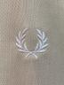 中古・古着 FRED PERRY (フレッドペリー) 鹿の子トラックジャケット　J4620 ベージュ サイズ:XL：12000円