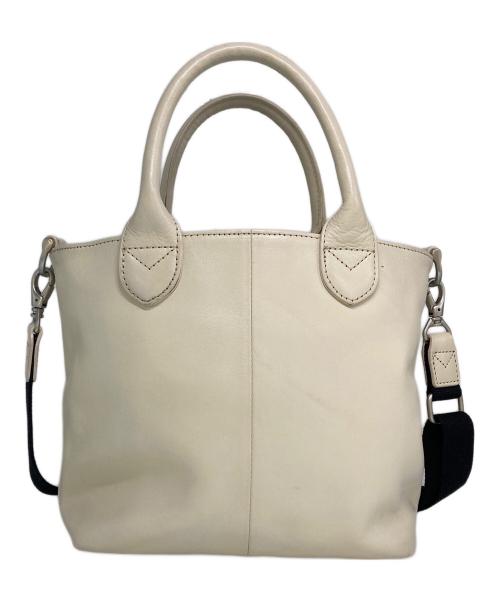 AVIREX（アヴィレックス）AVIREX (アヴィレックス) レザー2WAYバッグ ホワイトの古着・服飾アイテム