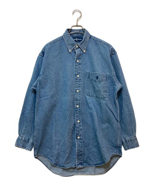 RALPH LAUREN（ラルフローレン）RALPH LAUREN (ラルフローレン) ボタンダウンデニムシャツ インディゴ サイズ:Sの古着・服飾アイテム