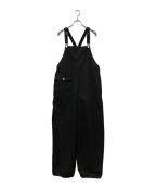 Spick and Spanスピックアンドスパン）の古着「リップストップオーバーオール」｜ブラック