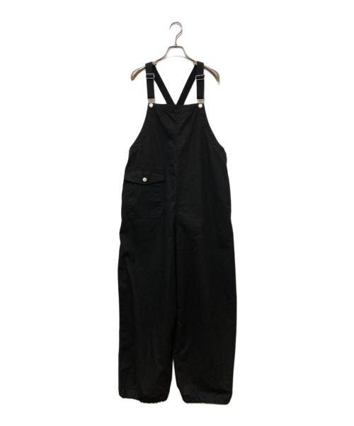 Spick and Span（スピックアンドスパン）Spick and Span (スピックアンドスパン) リップストップオーバーオール ブラック サイズ:FREEの古着・服飾アイテム
