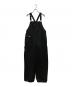 Spick and Span（スピックアンドスパン）の古着「リップストップオーバーオール」｜ブラック
