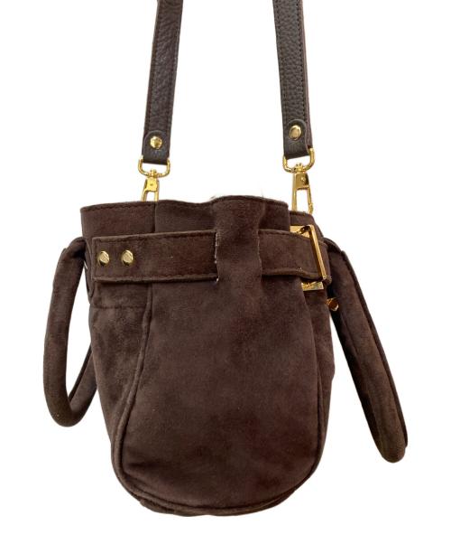 SITA PARANTICA（シータパランティカ）SITA PARANTICA (シータパランティカ) Ultrasuede カナグツキミニトートバッグ ブラウンの古着・服飾アイテム
