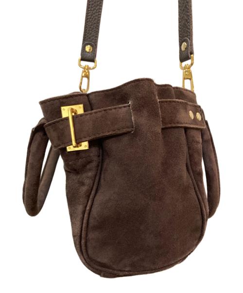 SITA PARANTICA（シータパランティカ）SITA PARANTICA (シータパランティカ) Ultrasuede カナグツキミニトートバッグ ブラウンの古着・服飾アイテム