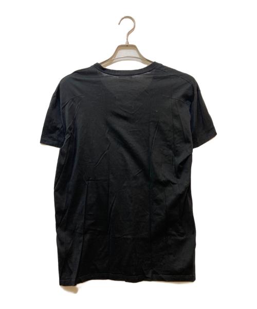 DIOR HOMME（ディオール オム）DIOR HOMME (ディオール オム) VネックプリントTシャツ ブラック サイズ:Sの古着・服飾アイテム
