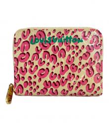 LOUIS VUITTON（ルイ ヴィトン）の古着「ジッピーコインパース レオパード ブロンコライユ　M91484」｜ベージュ×ピンク
