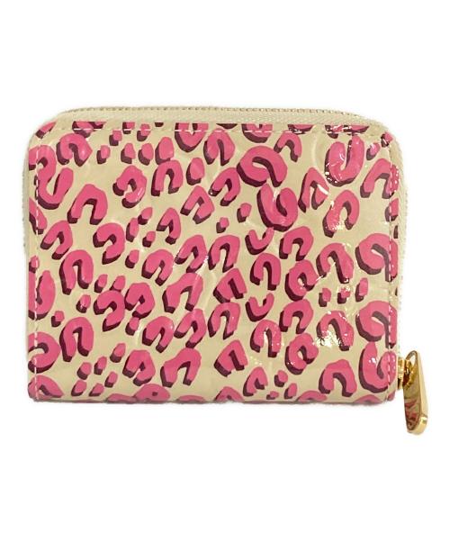 LOUIS VUITTON（ルイ ヴィトン）LOUIS VUITTON (ルイ ヴィトン) ジッピーコインパース レオパード ブロンコライユ　M91484 ベージュ×ピンクの古着・服飾アイテム