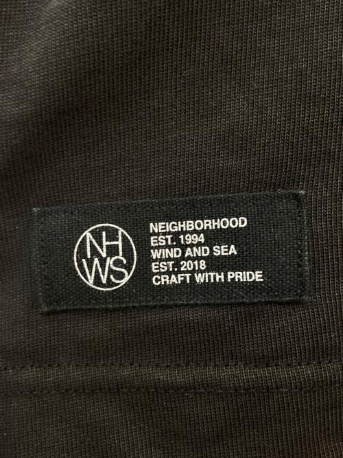 NEIGHBORHOOD（ネイバーフッド）NEIGHBORHOOD (ネイバーフッド) WIND AND SEA (ウィンダンシー) ロゴプリントTシャツ 221FWRSN-STM02S ブラック サイズ:Lの古着・服飾アイテム