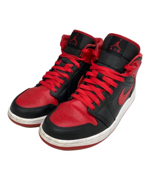 NIKE（ナイキ）NIKE (ナイキ) Air Jordan 1 Mid Bred Toe　DQ8426-060 レッド×ブラック サイズ:27の古着・服飾アイテム