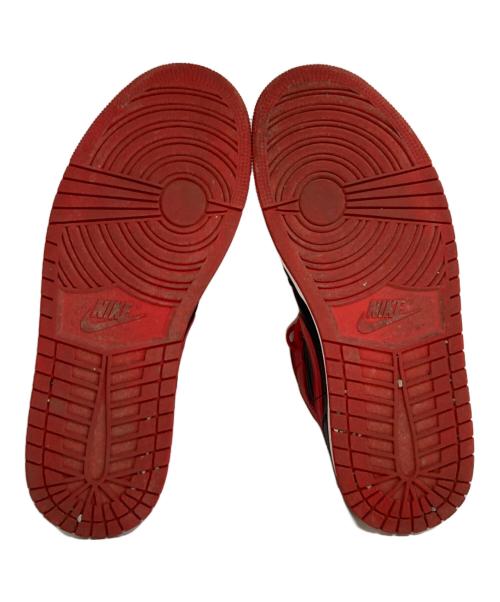 NIKE（ナイキ）NIKE (ナイキ) Air Jordan 1 Mid Bred Toe　DQ8426-060 レッド×ブラック サイズ:27の古着・服飾アイテム