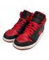 NIKE（ナイキ）の古着「Air Jordan 1 Mid Bred Toe　DQ8426-060」｜レッド×ブラック