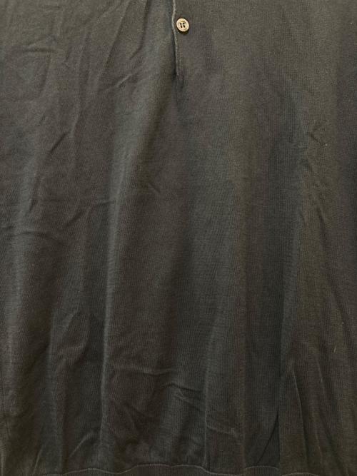 JOHN SMEDLEY（ジョンスメドレー）JOHN SMEDLEY (ジョンスメドレー) シーアイランドコットンニットポロシャツ ネイビー サイズ:Sの古着・服飾アイテム