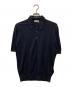 JOHN SMEDLEY（ジョンスメドレー）の古着「シーアイランドコットンニットポロシャツ」｜ネイビー