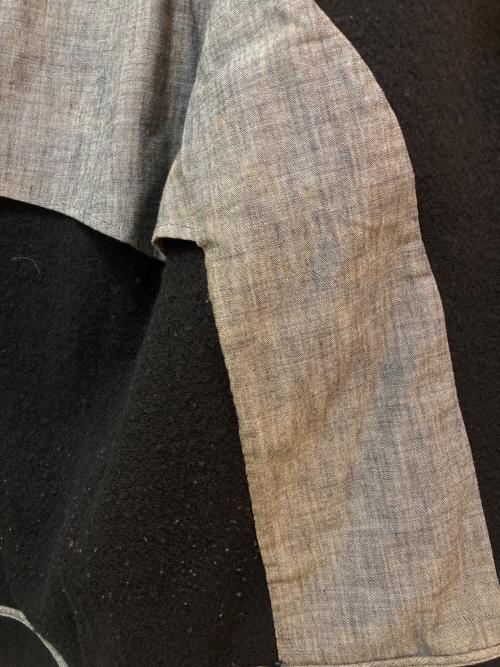 45R（フォーティファイブ・アール）45R (フォーティファイブ・アール) ウールスタンドネックジャケット ブラック サイズ:5の古着・服飾アイテム