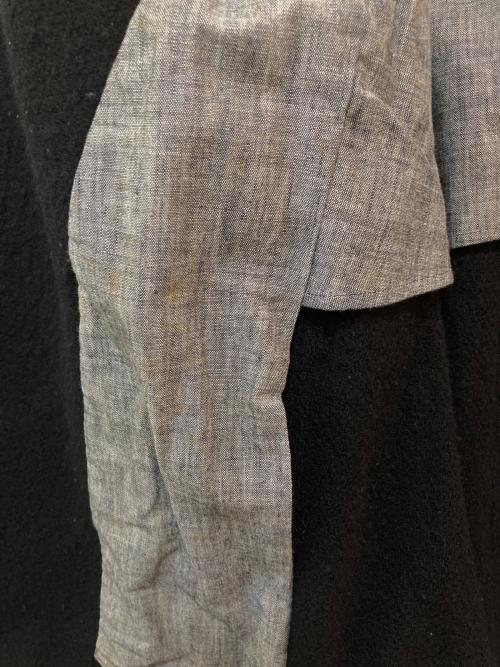 45R（フォーティファイブ・アール）45R (フォーティファイブ・アール) ウールスタンドネックジャケット ブラック サイズ:5の古着・服飾アイテム