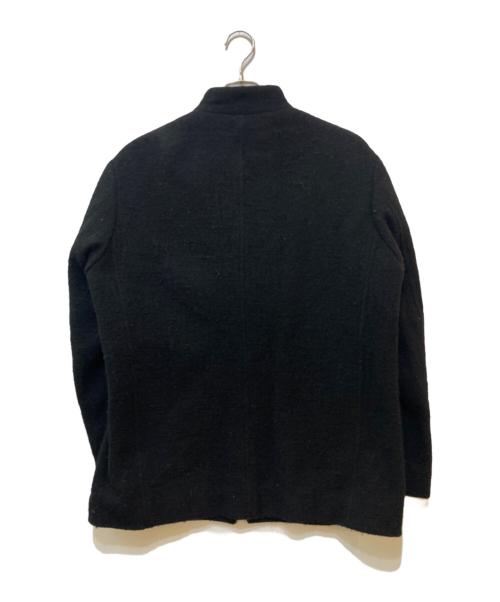 45R（フォーティファイブ・アール）45R (フォーティファイブ・アール) ウールスタンドネックジャケット ブラック サイズ:5の古着・服飾アイテム