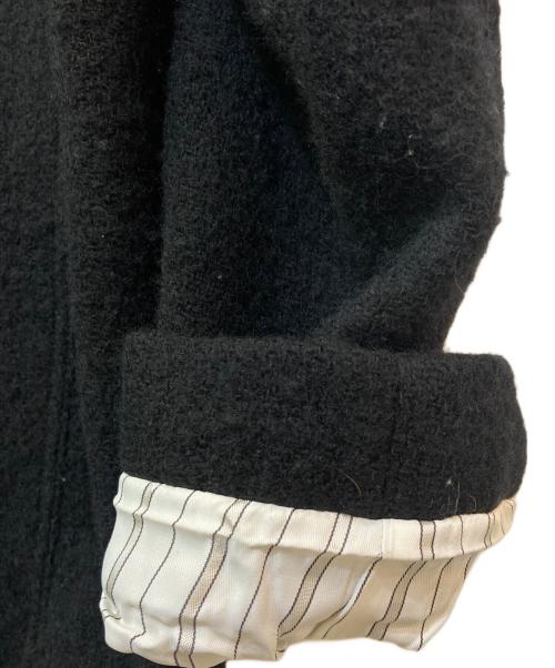 45R（フォーティファイブ・アール）45R (フォーティファイブ・アール) ウールスタンドネックジャケット ブラック サイズ:5の古着・服飾アイテム