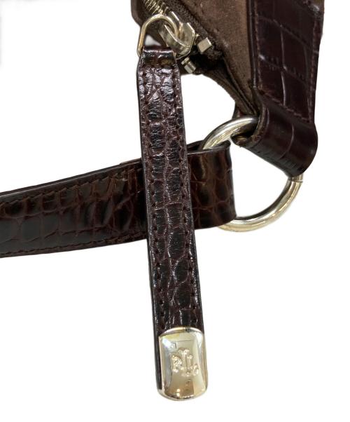 LAUREN RALPH LAUREN（ローレンラルフローレン）LAUREN RALPH LAUREN (ローレンラルフローレン) スエードワンショルダーバッグ ブラウンの古着・服飾アイテム