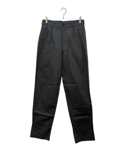 COMME des GARCONS HOMME（コムデギャルソン オム）COMME des GARCONS HOMME (コムデギャルソン オム) コットンストレートパンツ グレー サイズ:Lの古着・服飾アイテム