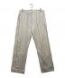 COMME des GARCONS HOMME（コムデギャルソン オム）の古着「90's リネンコットンストライプパンツ」｜ホワイト
