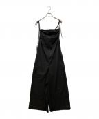 HARDY NOIRアルディーノアール）の古着「タイプライターギャザーオールインワン」｜ブラック