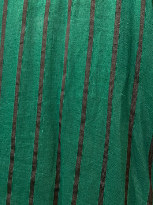 JOURNAL STANDARD（ジャーナルスタンダード）JOURNAL STANDARD (ジャーナルスタンダード) ヨーロピアンドビーストライプワンピース グリーン サイズ:38の古着・服飾アイテム