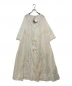 LA CABANE DE STELLAラ カバンド ステラ）の古着「デザインワンピース」｜ホワイト