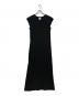 H BEAUTY&YOUTH（エイチ ビューティー&ユース）の古着「COTTON RIB LONG DRESS　1626-222-4023」｜ブラック