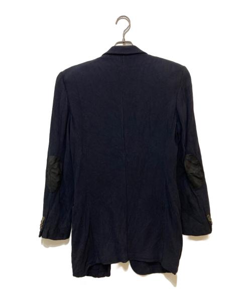 GIORGIO ARMANI（ジョルジョアルマーニ）GIORGIO ARMANI (ジョルジョアルマーニ) エルボーパッチ3Bジャケット ネイビー サイズ:-の古着・服飾アイテム