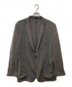 GIORGIO ARMANIジョルジョアルマーニ）の古着「ストライプジャケット　WSGU23 WS522」｜グレー