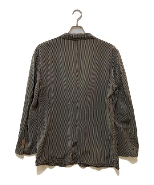 GIORGIO ARMANI（ジョルジョアルマーニ）GIORGIO ARMANI (ジョルジョアルマーニ) ストライプジャケット　WSGU23 WS522 グレー サイズ:50の古着・服飾アイテム