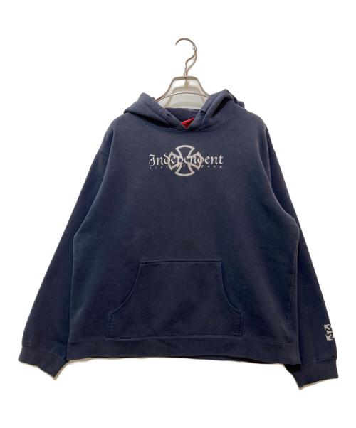 INDEPENDENT（インディペンデント）INDEPENDENT (インディペンデント) プルオーバーパーカー ネイビー サイズ:不明(実寸をご参照下さい)の古着・服飾アイテム