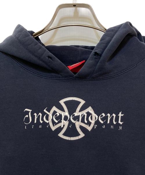 INDEPENDENT（インディペンデント）INDEPENDENT (インディペンデント) プルオーバーパーカー ネイビー サイズ:不明(実寸をご参照下さい)の古着・服飾アイテム