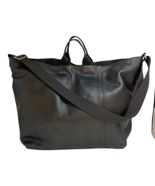 Firsthand（ファーストハンド）Firsthand (ファーストハンド) 2WAY Leather Messenger Bag ブラックの古着・服飾アイテム