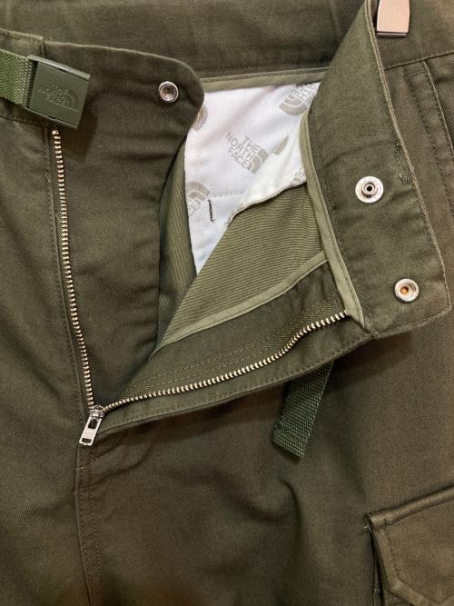 THE NORTHFACE PURPLELABEL（ザ・ノースフェイス パープルレーベル）THE NORTHFACE PURPLELABEL (ザ・ノースフェイス パープルレーベル) Stretch Twill Cargo Shorts オリーブ サイズ:34の古着・服飾アイテム