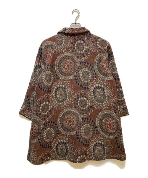 missoni（ミッソーニ）missoni (ミッソーニ) ジャガードコート ブラウン サイズ:42の古着・服飾アイテム